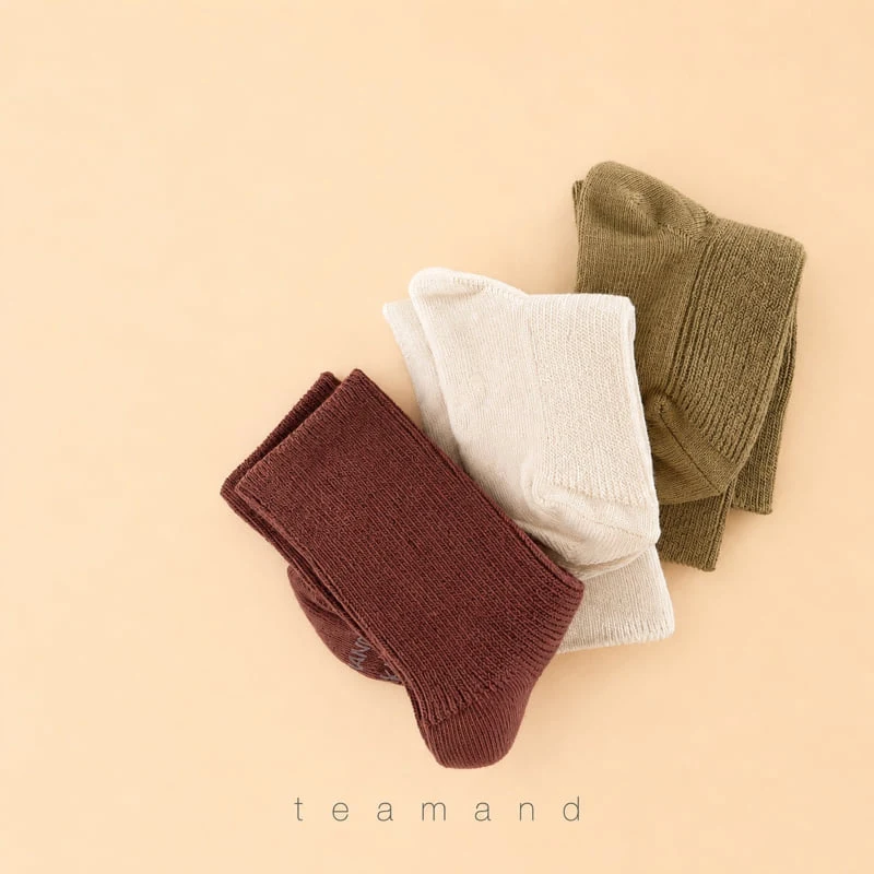 Teamand - Korean Children Fashion - #childofig - Tart Sock Set Mom Couple - 5