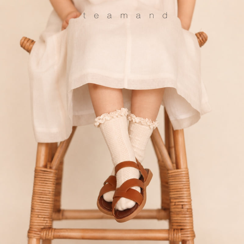 Teamand - Korean Children Fashion - #childofig - French Lace Socks - 2
