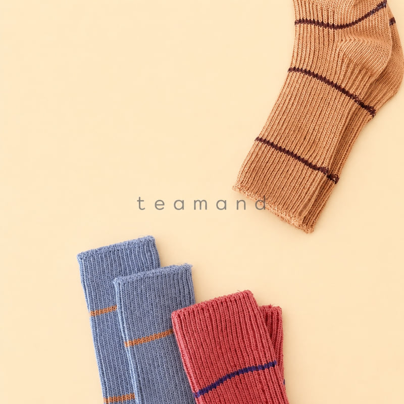 Teamand - Korean Children Fashion - #childrensboutique - Herge Knee Sock Set - 8
