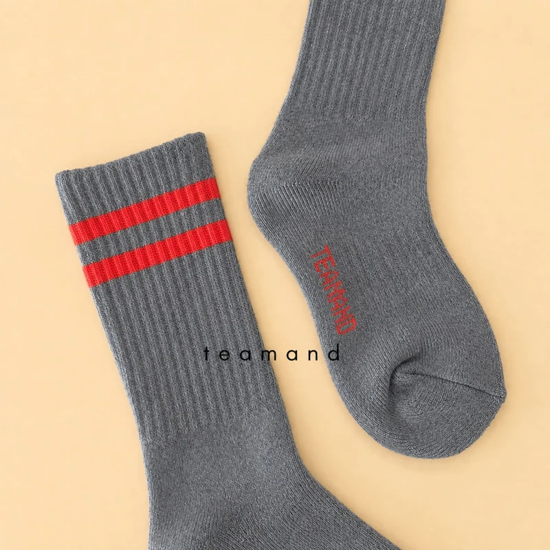 Teamand - Korean Children Fashion - #childrensboutique - Sporty Socks - 2