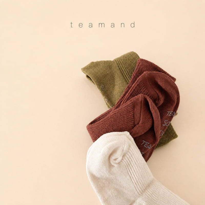 Teamand - Korean Children Fashion - #childrensboutique - Tart Sock Set Mom Couple - 7