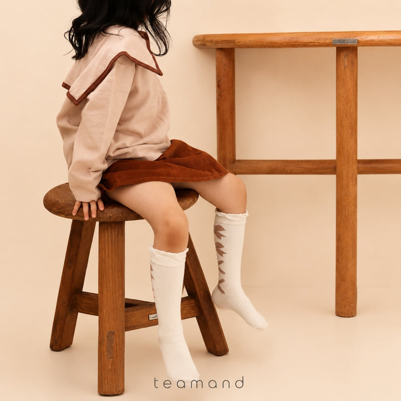 Teamand - Korean Children Fashion - #childofig - Ballet Ribbon Sock Set - 4