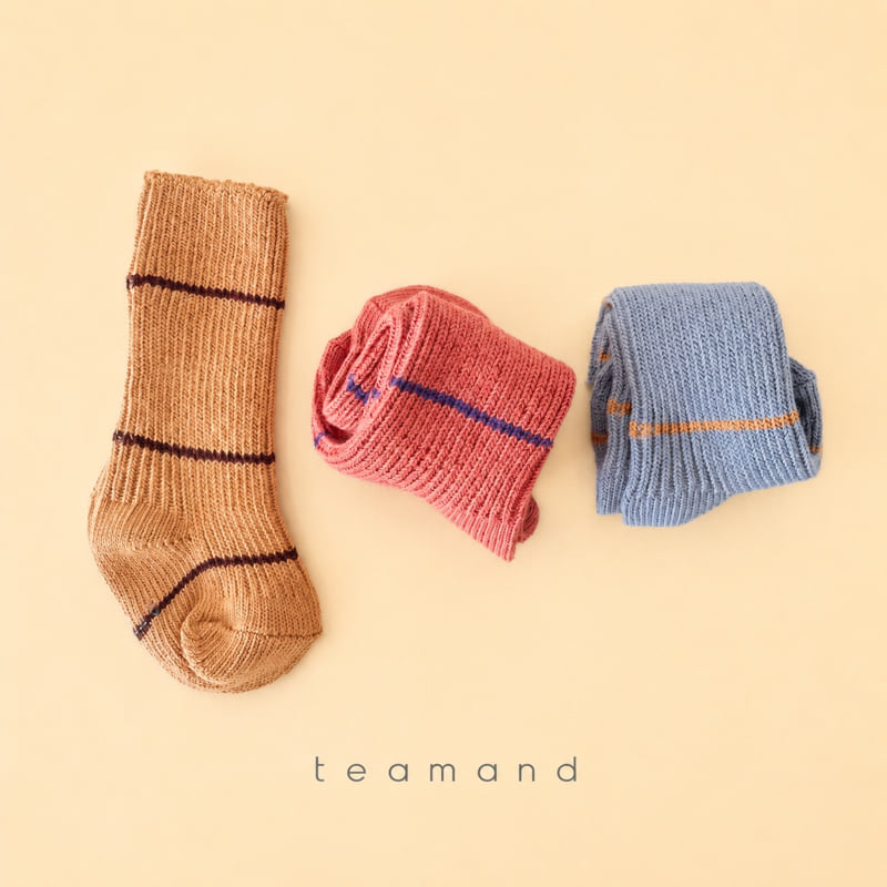 Teamand - Korean Children Fashion - #designkidswear - Herge Knee Sock Set - 9