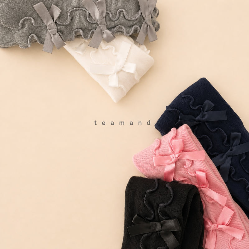 Teamand - Korean Children Fashion - #designkidswear - Ribbon Tights - 8