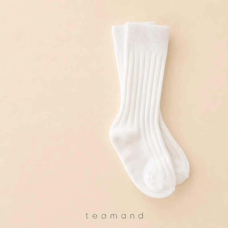 Teamand - Korean Children Fashion - #childrensboutique - Basic Knee Sock Set - 4