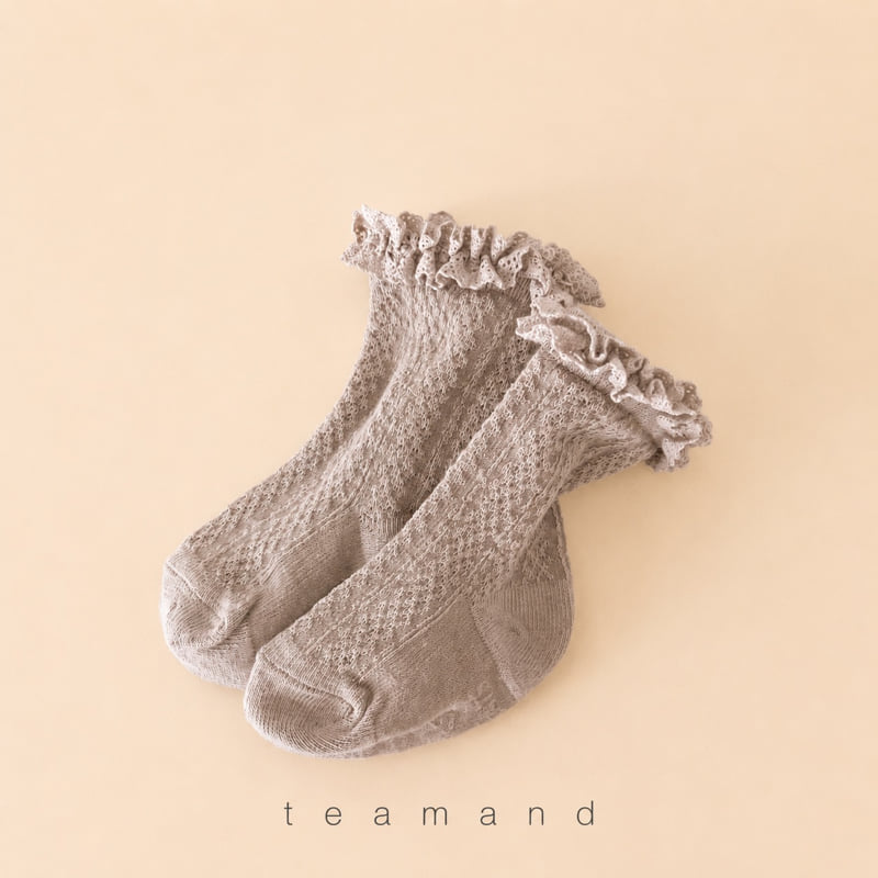Teamand - Korean Children Fashion - #childrensboutique - French Lace Socks - 4