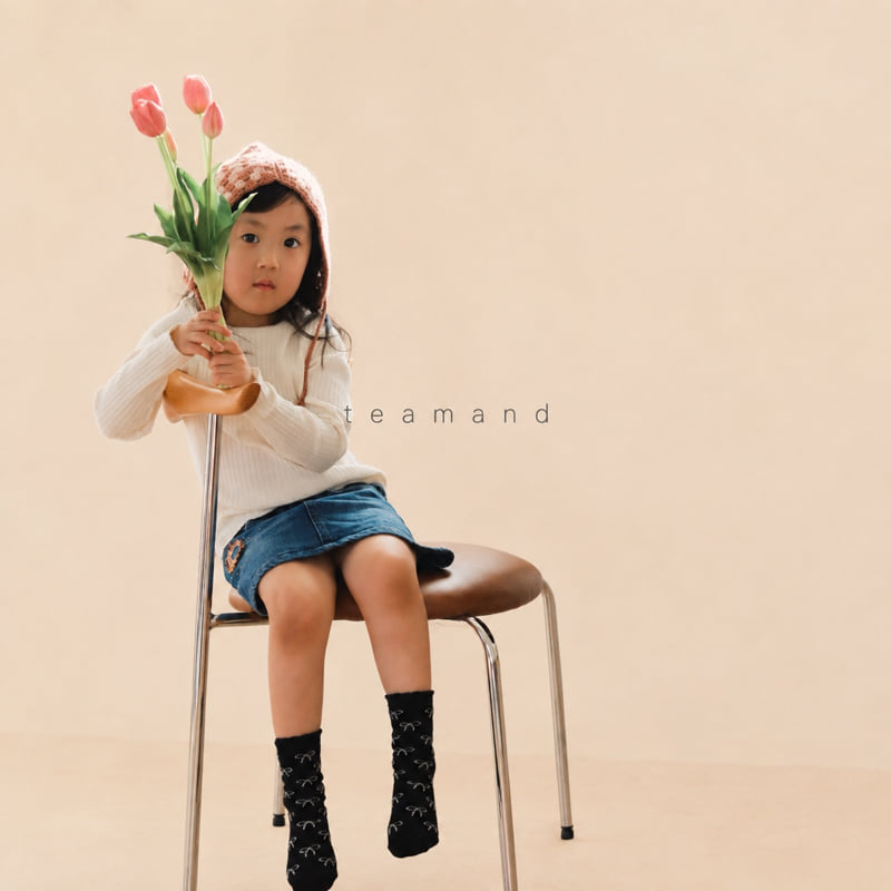 Teamand - Korean Children Fashion - #discoveringself - Maison Ribbon Sock Set - 3