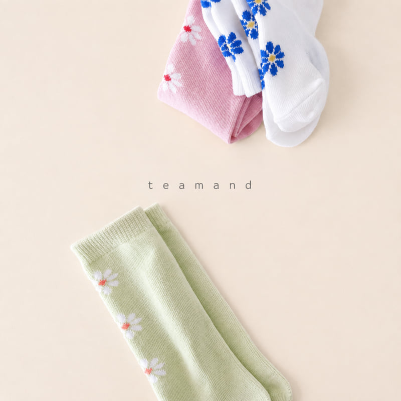Teamand - Korean Children Fashion - #discoveringself - Alice Knee Sock Set - 8