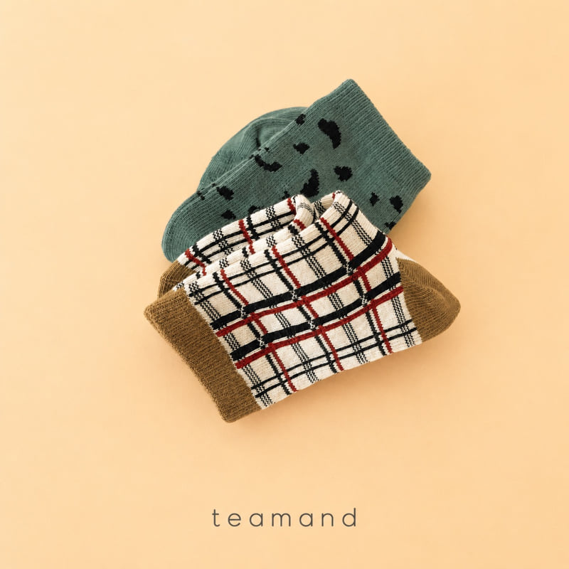 Teamand - Korean Children Fashion - #designkidswear - Pipi Sock Set Mom Couple - 4