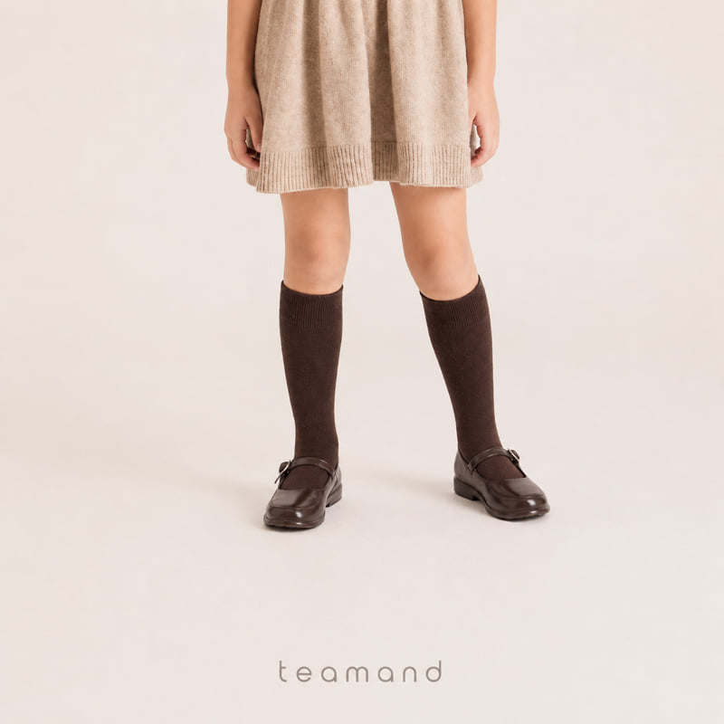 Teamand - Korean Children Fashion - #fashionkids - Plain Ribbed Knee Socks - 8