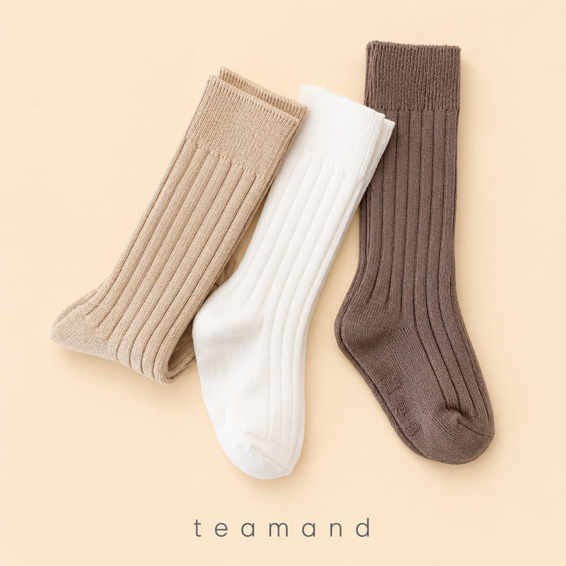 Teamand - Korean Children Fashion - #fashionkids - Basic Knee Sock Set - 6