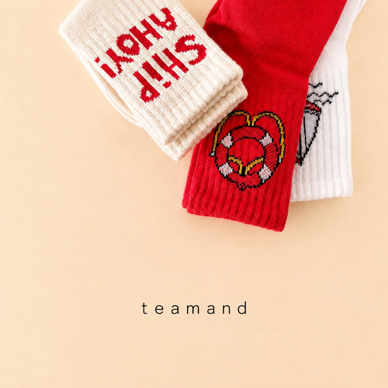 Teamand - Korean Children Fashion - #fashionkids - Travel Sock Set - 5