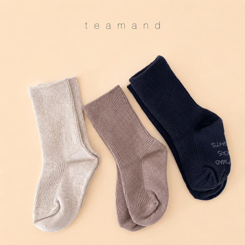 Teamand - Korean Children Fashion - #fashionkids - Pie Sock Set