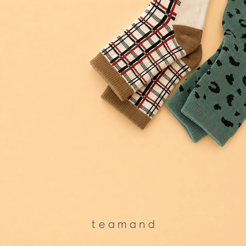 Teamand - Korean Children Fashion - #fashionkids - Pipi Sock Set Mom Couple - 5
