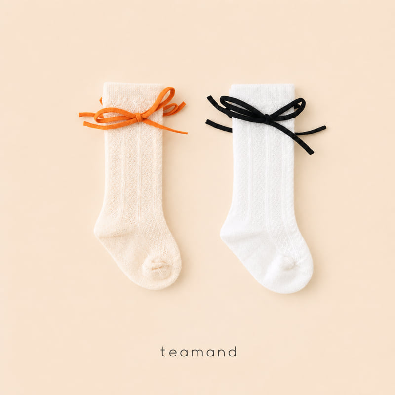 Teamand - Korean Children Fashion - #fashionkids - Song Song Ribbon Knee Socks