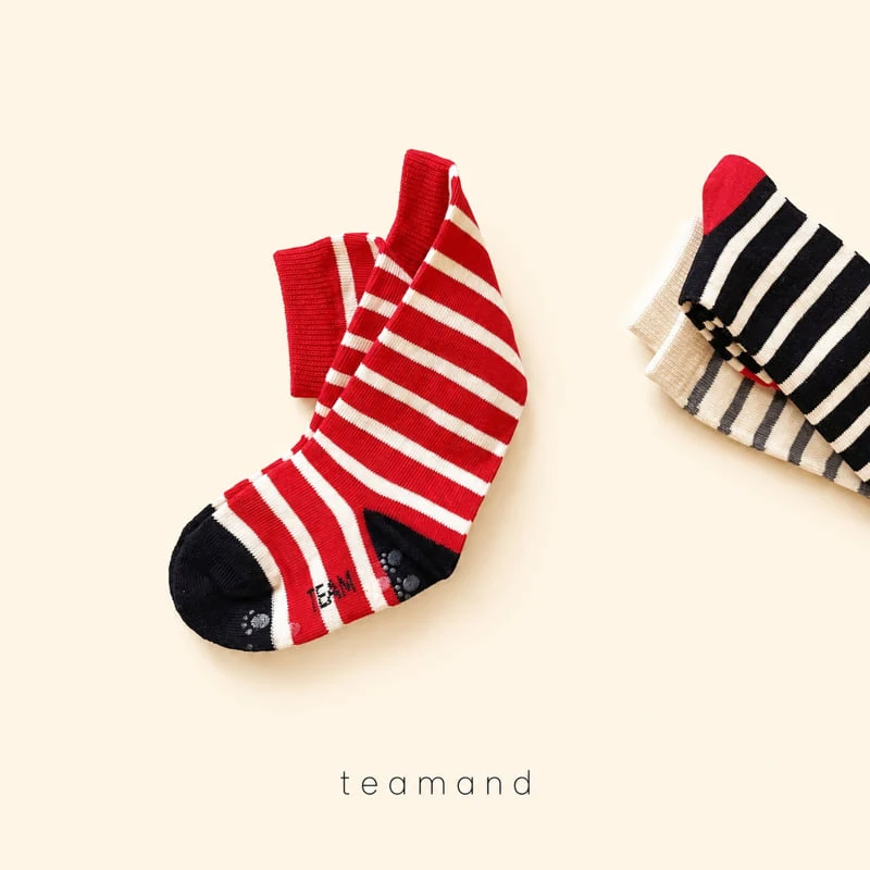 Teamand - Korean Children Fashion - #kidsshorts - Papillon Knee Socks - 3