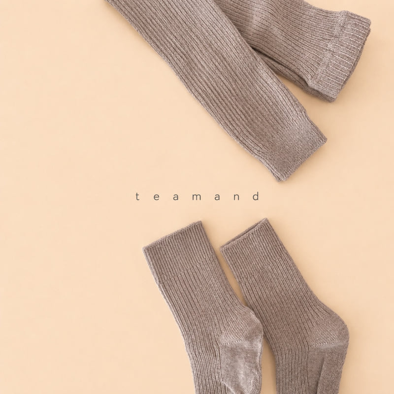 Teamand - Korean Children Fashion - #kidsstore - Cookie Tights Sock Set - 9