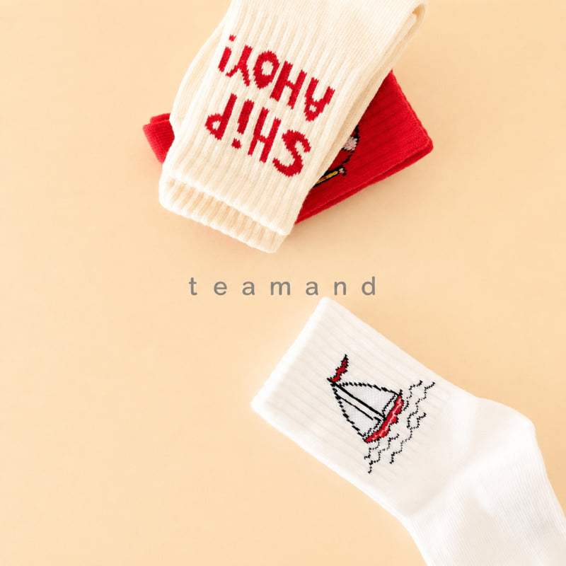 Teamand - Korean Children Fashion - #kidsstore - Travel Sock Set - 7