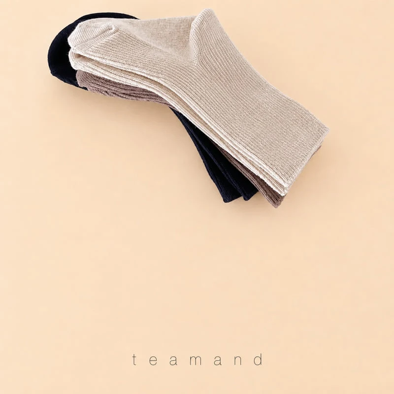 Teamand - Korean Children Fashion - #kidsstore - Pie Sock Set - 3