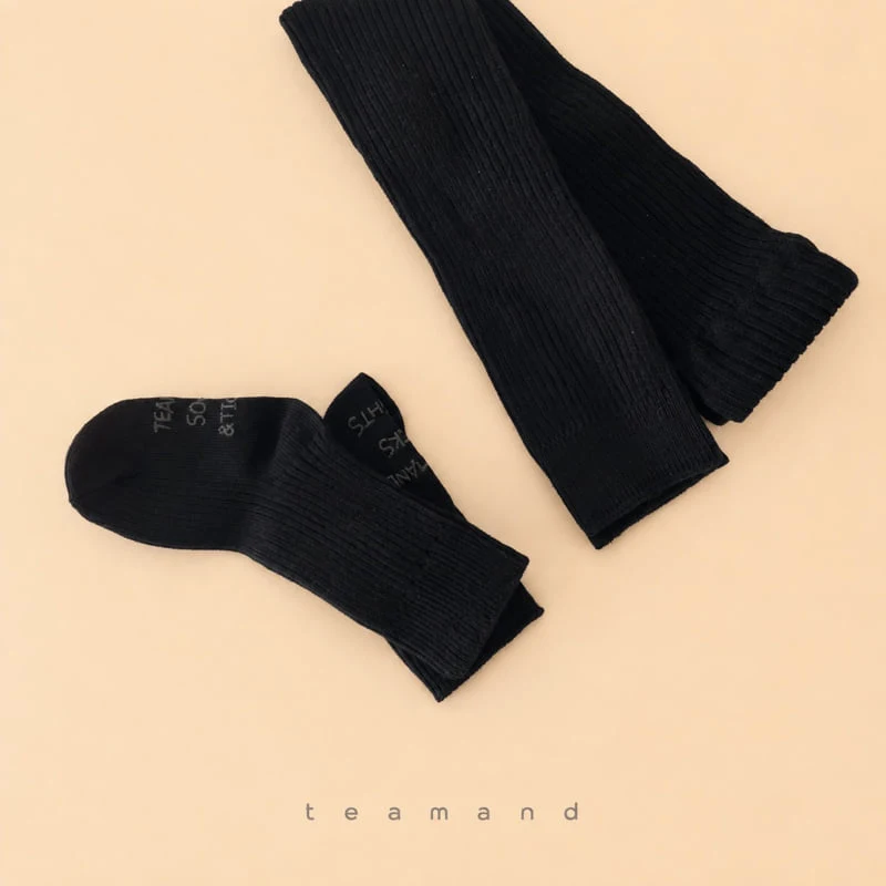 Teamand - Korean Children Fashion - #kidzfashiontrend - Cookie Tights Sock Set - 10