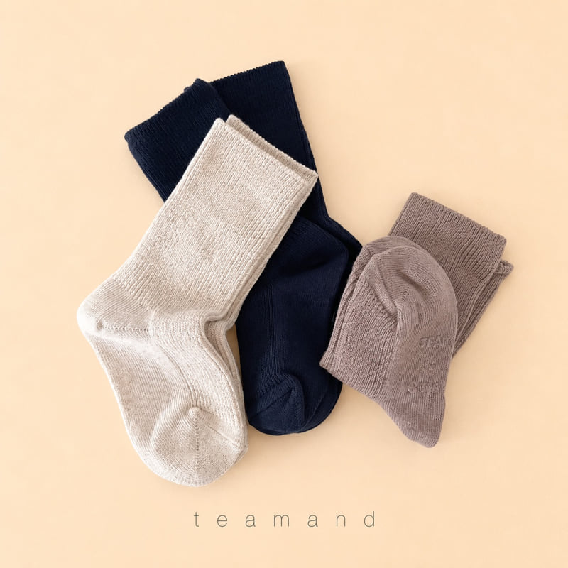 Teamand - Korean Children Fashion - #kidsstore - Pie Sock Set - 4