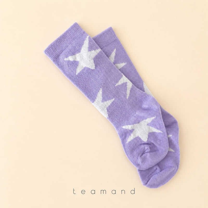 Teamand - Korean Children Fashion - #kidzfashiontrend - Star Knee Sock Set - 3