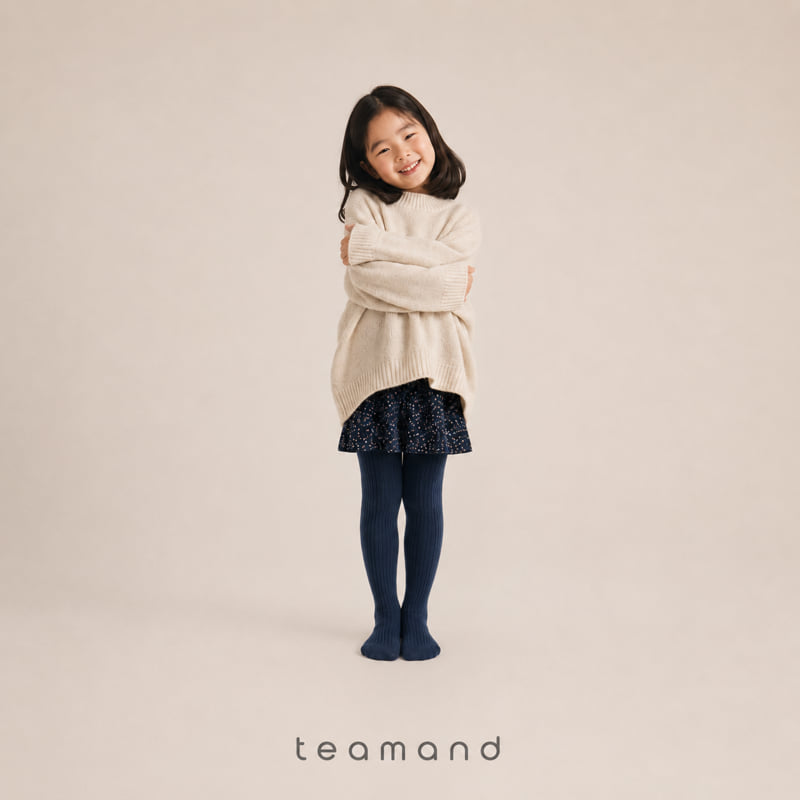 Teamand - Korean Children Fashion - #littlefashionista - Ribbed Tights - 3
