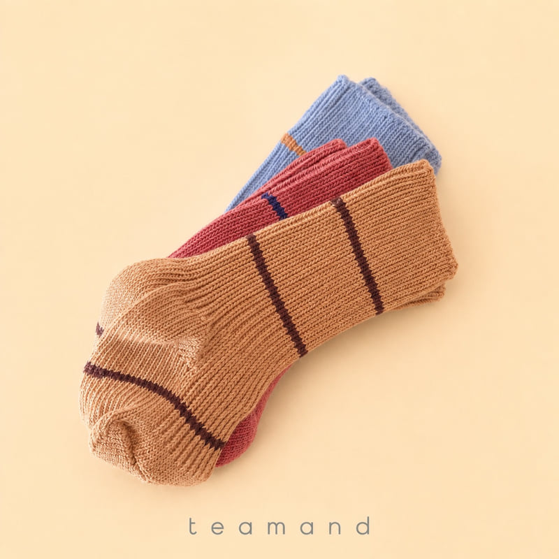 Teamand - Korean Children Fashion - #magicofchildhood - Herge Knee Sock Set
