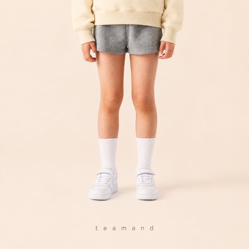 Teamand - Korean Children Fashion - #magicofchildhood - Solid Crew Sock Set - 7