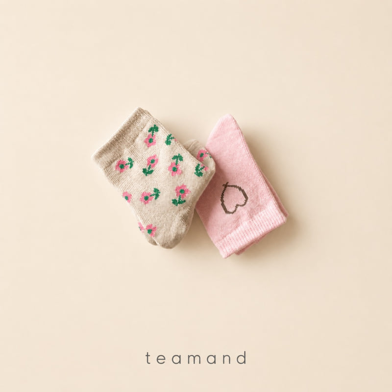 Teamand - Korean Children Fashion - #magicofchildhood - Ellie Sock Set - 3