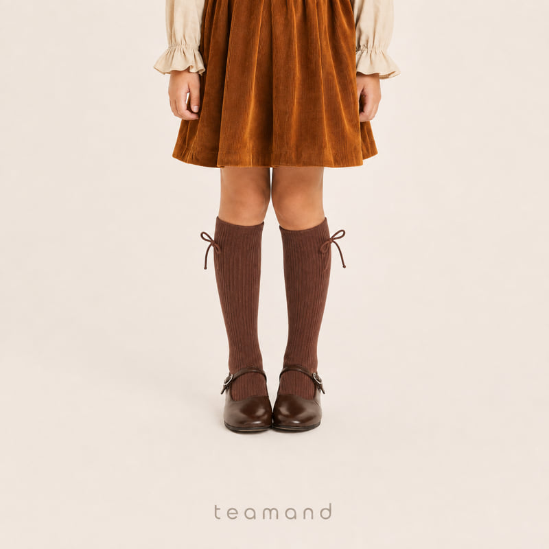 Teamand - Korean Children Fashion - #minifashionista - Bonbon Ribbon Socks - 3