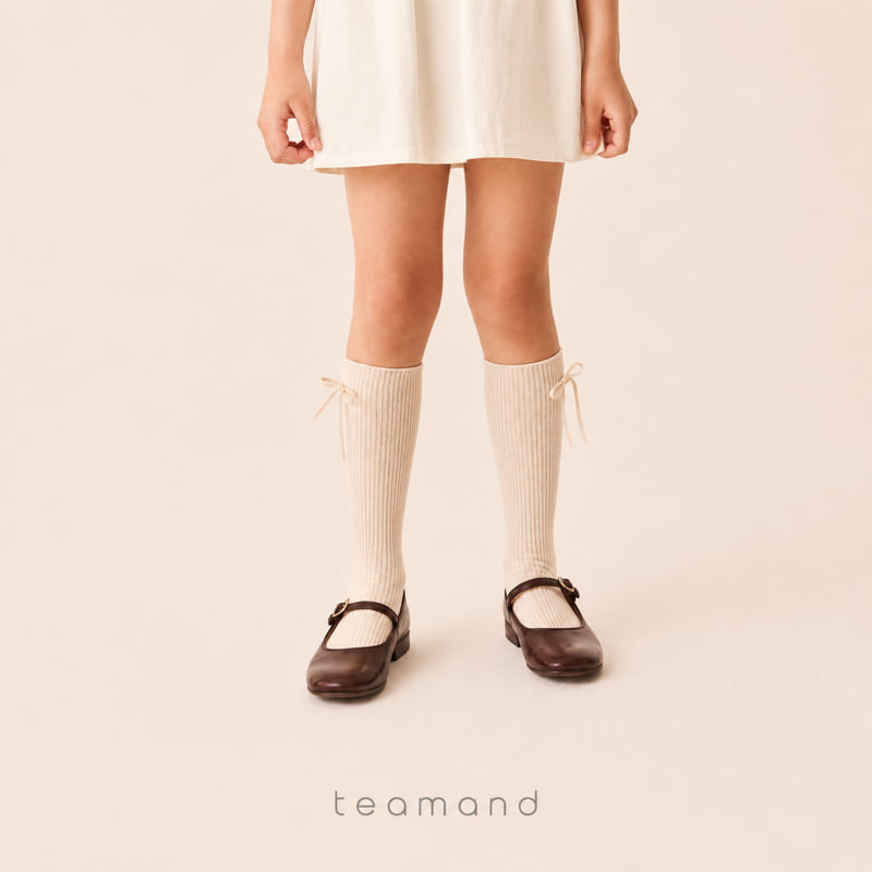Teamand - Korean Children Fashion - #minifashionista - Bonbon Ribbon Socks - 4