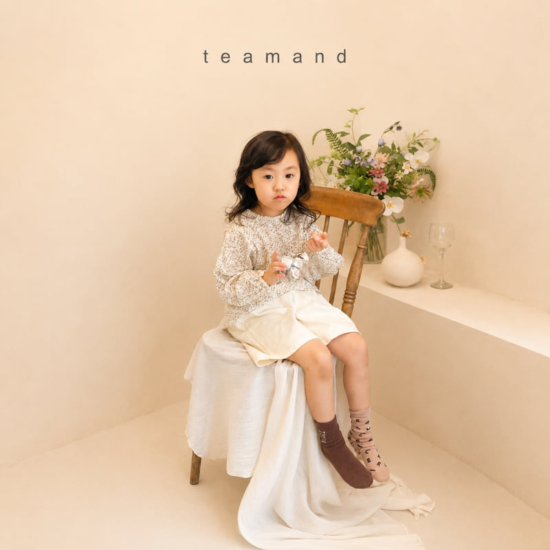Teamand - Korean Children Fashion - #prettylittlegirls - Merci Sock Set Mom Couple - 2