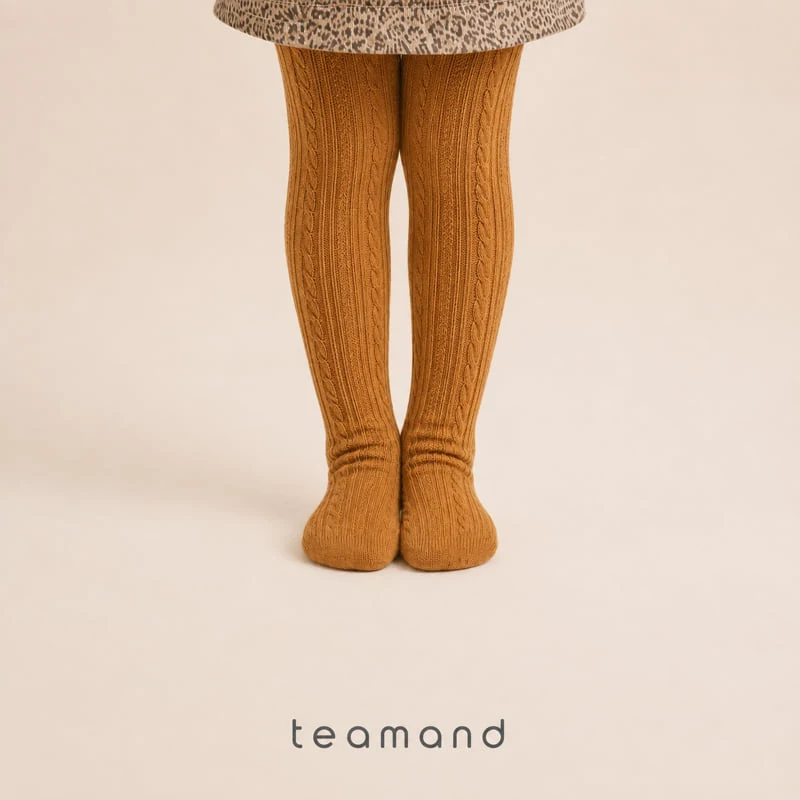 Teamand - Korean Children Fashion - #prettylittlegirls - Twist Tights - 7