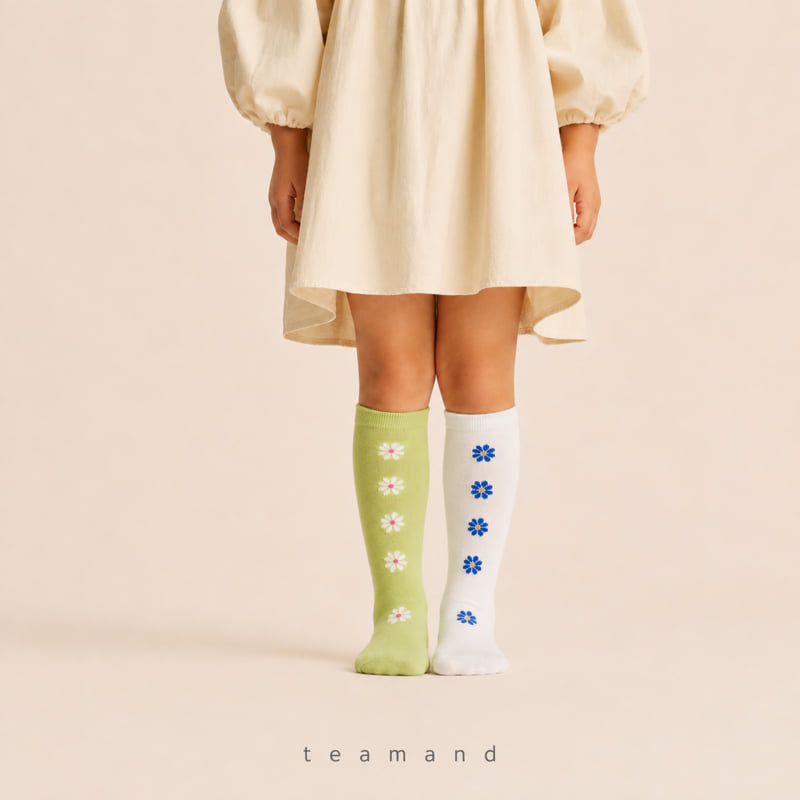 Teamand - Korean Children Fashion - #prettylittlegirls - Alice Knee Sock Set - 3