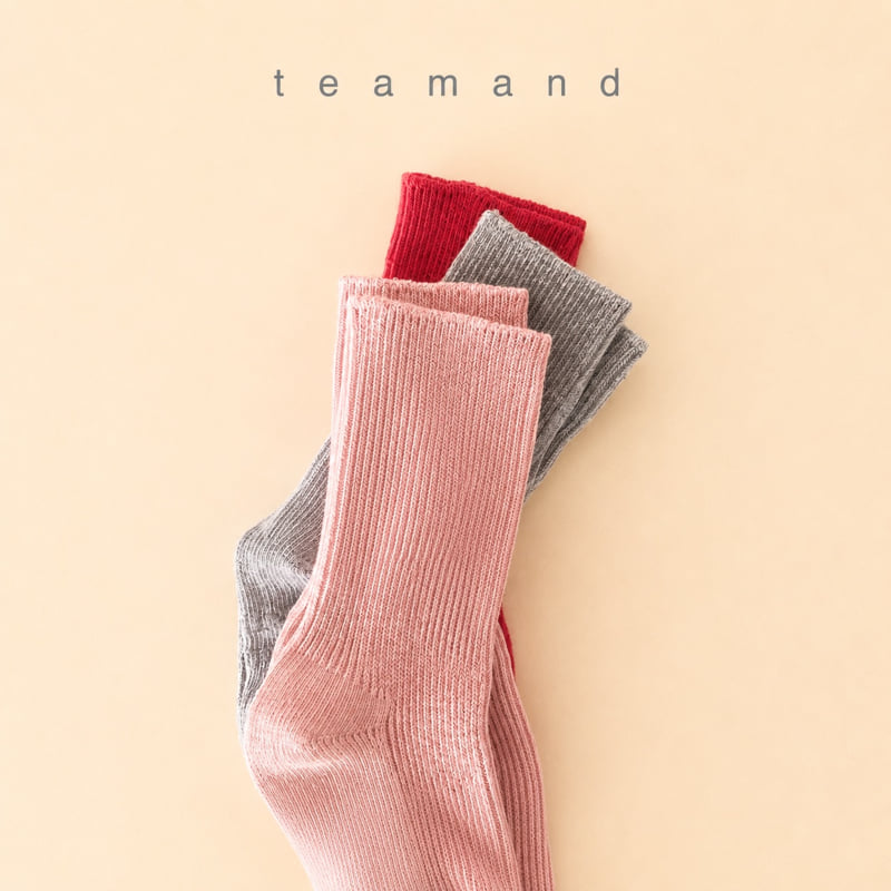 Teamand - Korean Children Fashion - #stylishchildhood - Mix Berry Sock Set Mom Couple - 2