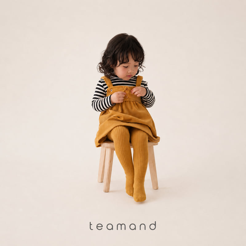 Teamand - Korean Children Fashion - #todddlerfashion - Ribbed Tights - 7