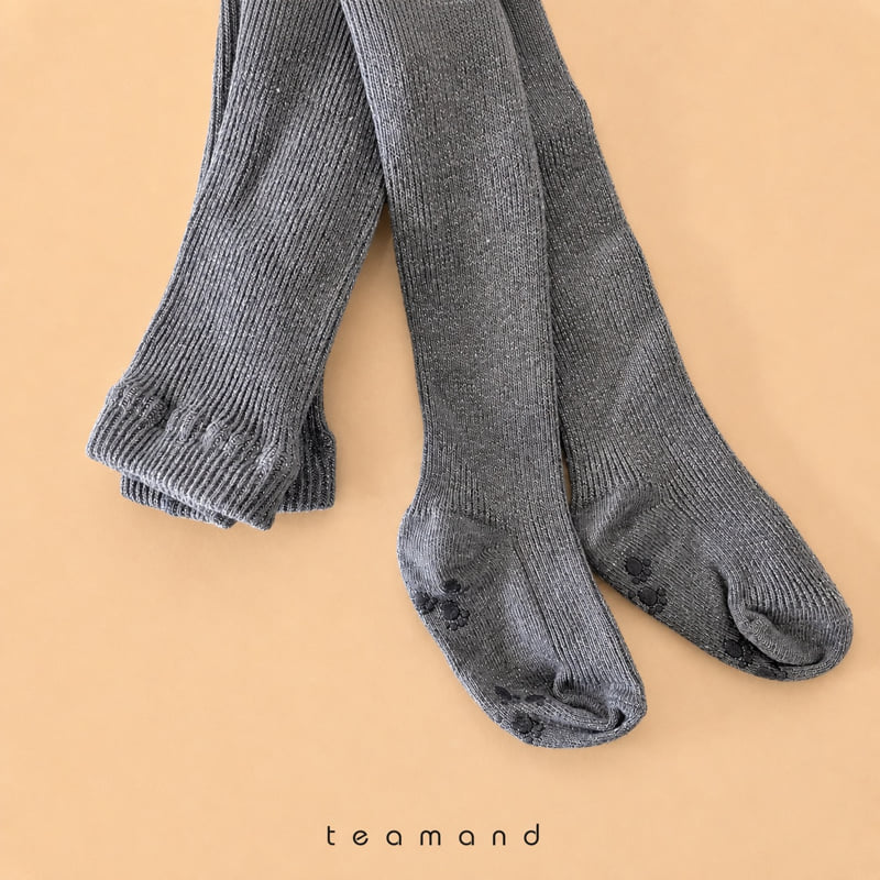 Teamand - Korean Children Fashion - #toddlerclothing - Dark Pearl Tights - 6