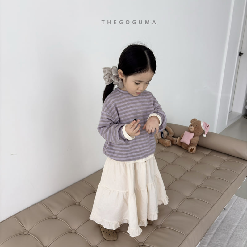 Thegoguma - Korean Children Fashion - #Kfashion4kids - Knit Stripe Sweatshirts - 12