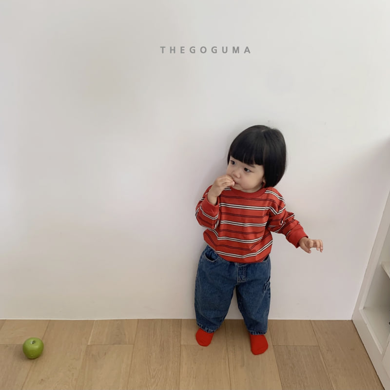 Thegoguma - Korean Children Fashion - #Kfashion4kids - Tamtam Stripe Tee - 9