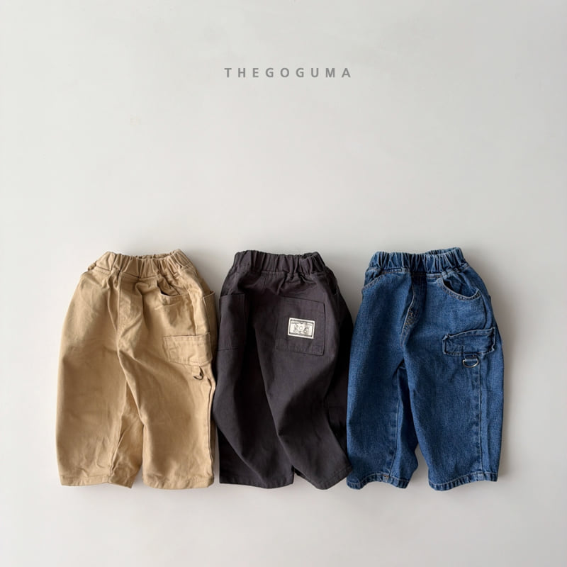 Thegoguma - Korean Children Fashion - #Kfashion4kids - D Ring Pocket Cotton Pants