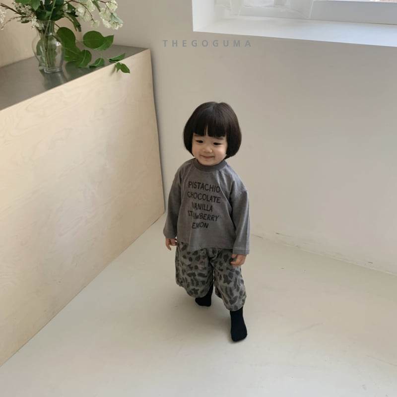 Thegoguma - Korean Children Fashion - #Kfashion4kids - Leopard Bermuda Pants - 12
