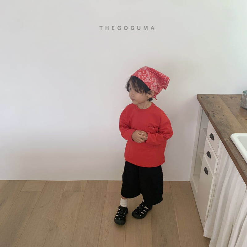 Thegoguma - Korean Children Fashion - #childofig - Pocket Label Tee - 8