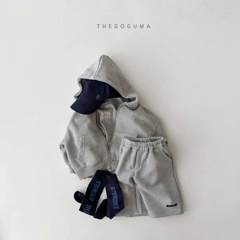 Thegoguma - Korean Children Fashion - #childofig - Go Merry Hoodie Zip-up - 2