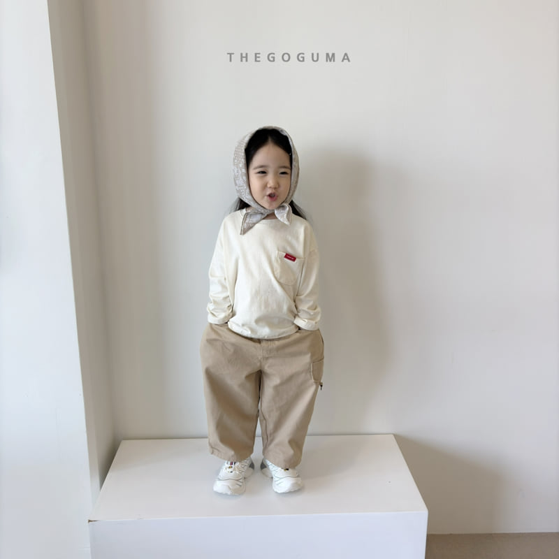 Thegoguma - Korean Children Fashion - #childofig - D Ring Pocket Cotton Pants - 9