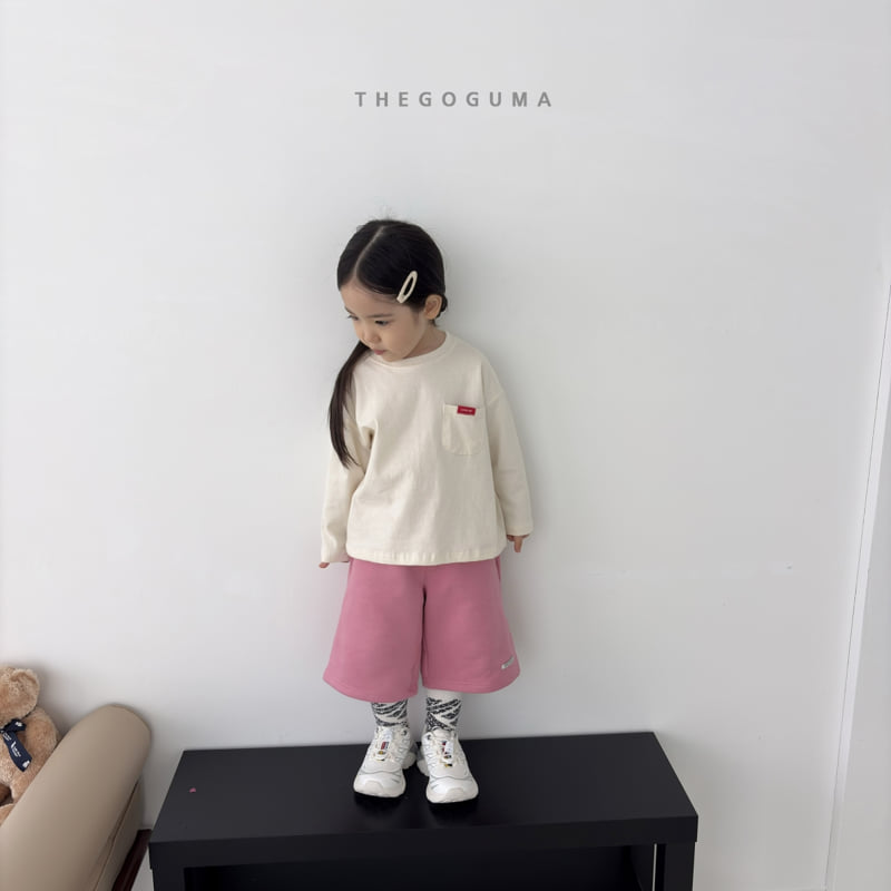 Thegoguma - Korean Children Fashion - #childrensboutique - Pocket Label Tee - 9