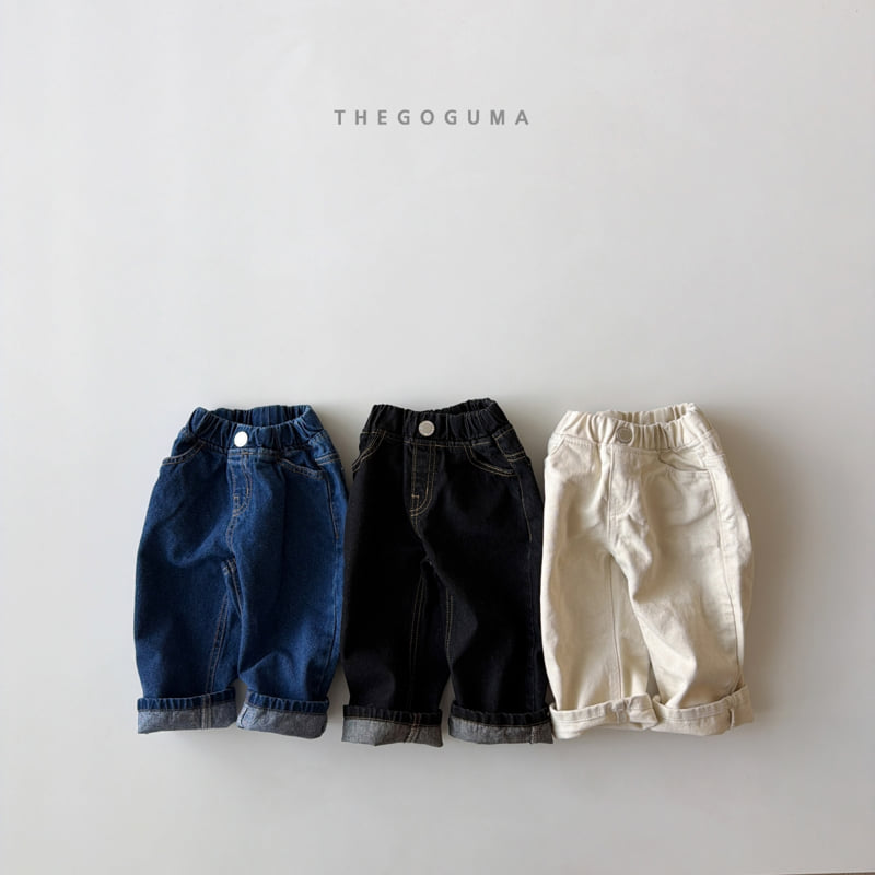 Thegoguma - Korean Children Fashion - #childrensboutique - Tiktok Straight Denim Pants