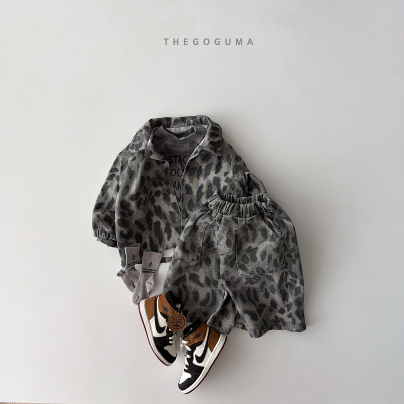 Thegoguma - Korean Children Fashion - #childrensboutique - Leopard Bermuda Pants - 5