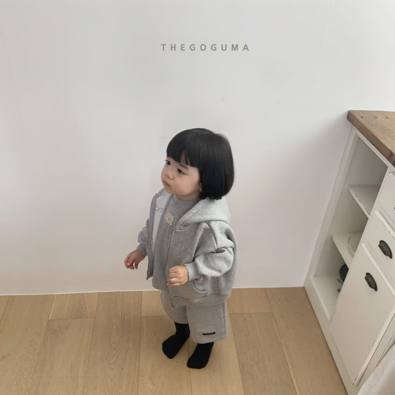 Thegoguma - Korean Children Fashion - #designkidswear - Go Merry Hoodie Zip-up - 5