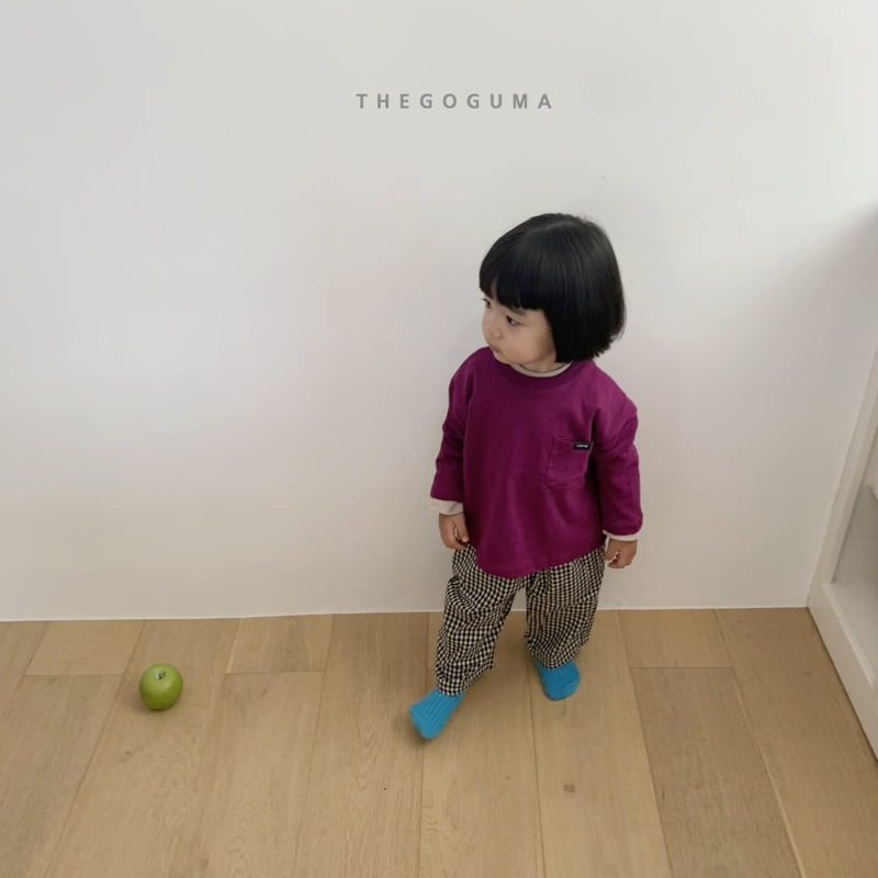 Thegoguma - Korean Children Fashion - #discoveringself - Pocket Label Tee - 11